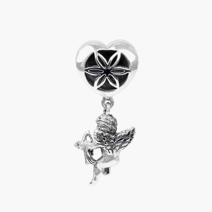 Cupid Heart Dangle Bead