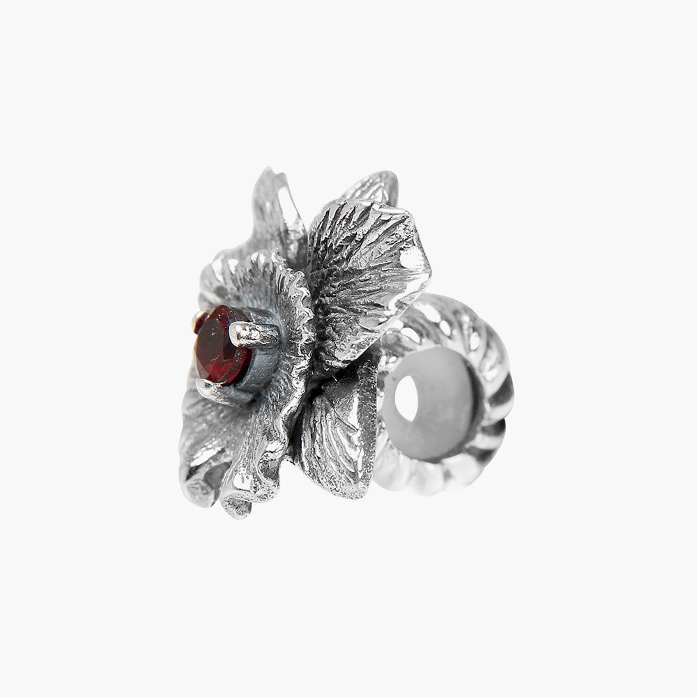 Garnet Orchid Stopper
