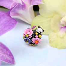 Load image into Gallery viewer, Mix Orchids Bead Hand-Painted
