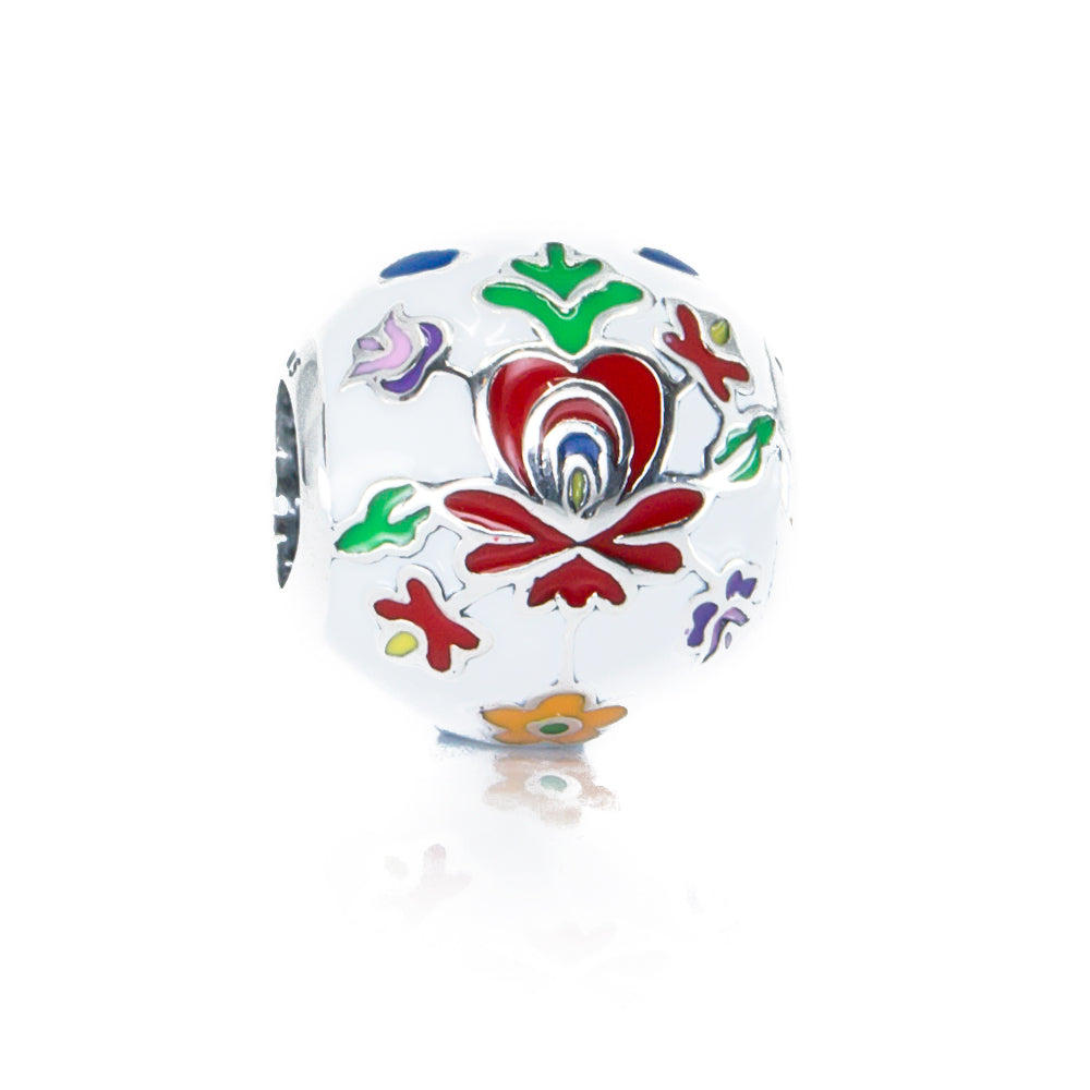Folklore Matyo flowers Bead