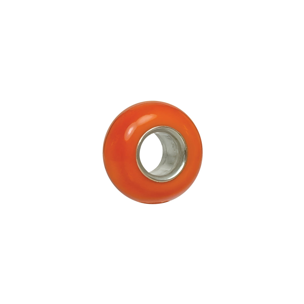 Mini Orange Murano Glass Bead
