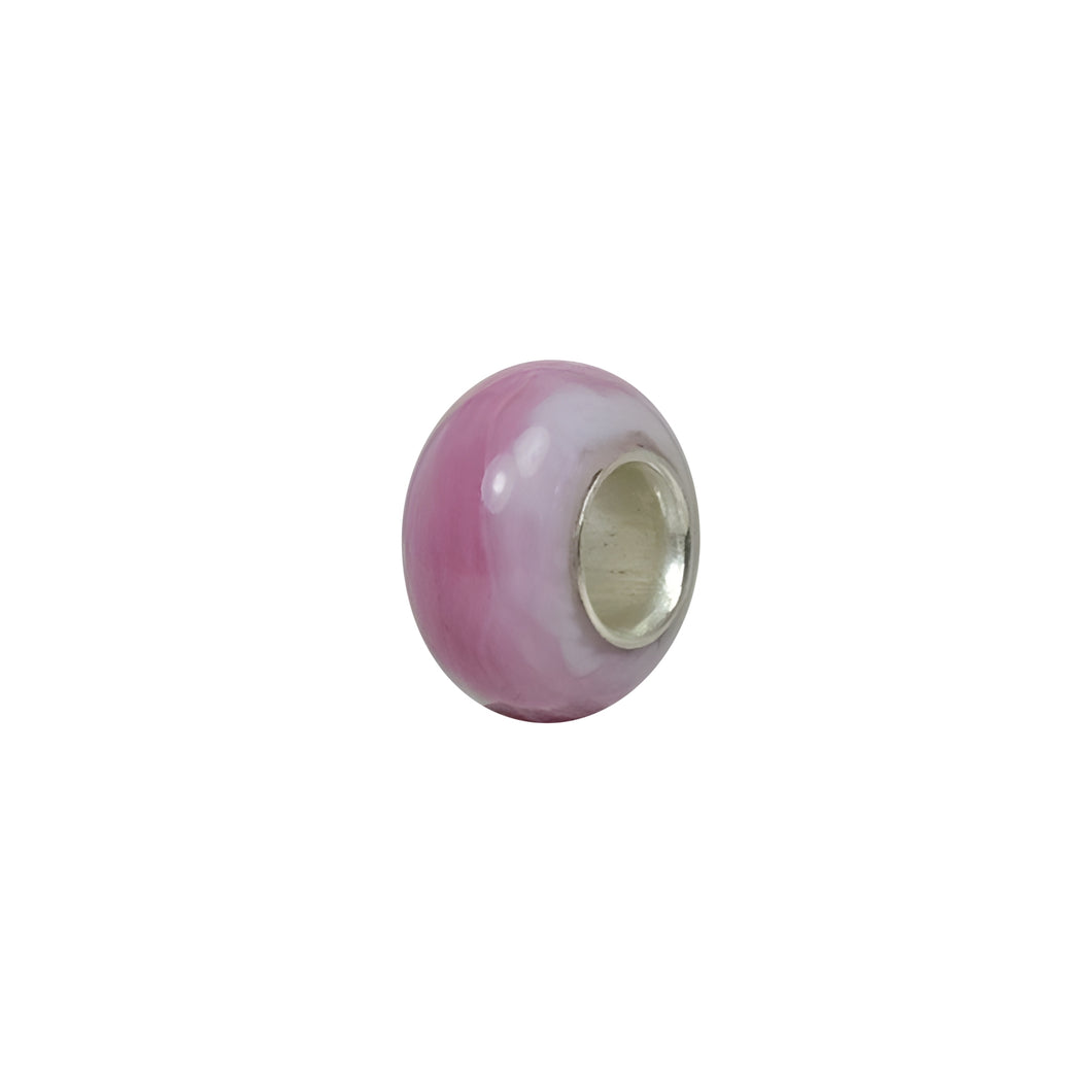 Mini Pink Murano Glass Bead