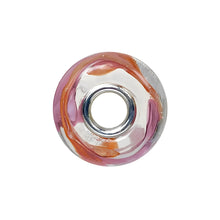 Load image into Gallery viewer, Marble Glass Bead Orange
