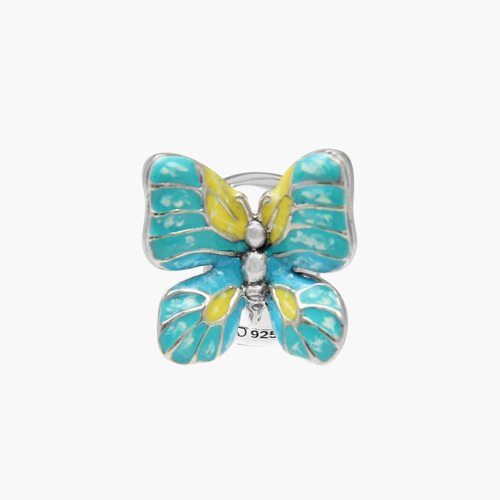 Green-Yellow Butterfly Clip Lock