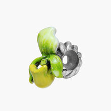 Load image into Gallery viewer, Green Hand-Painted Wild Orchid Stopper
