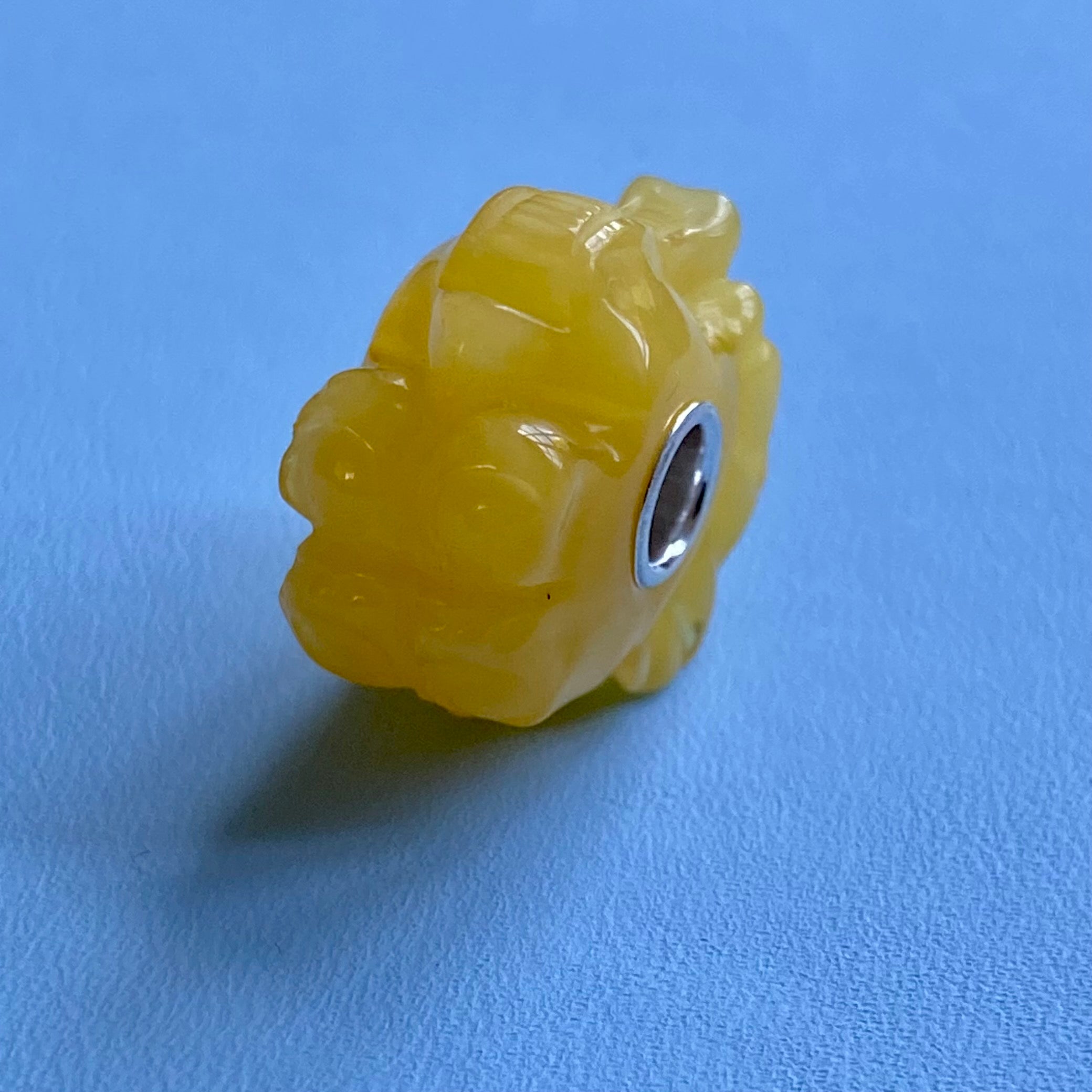 Carved Amber Elephant