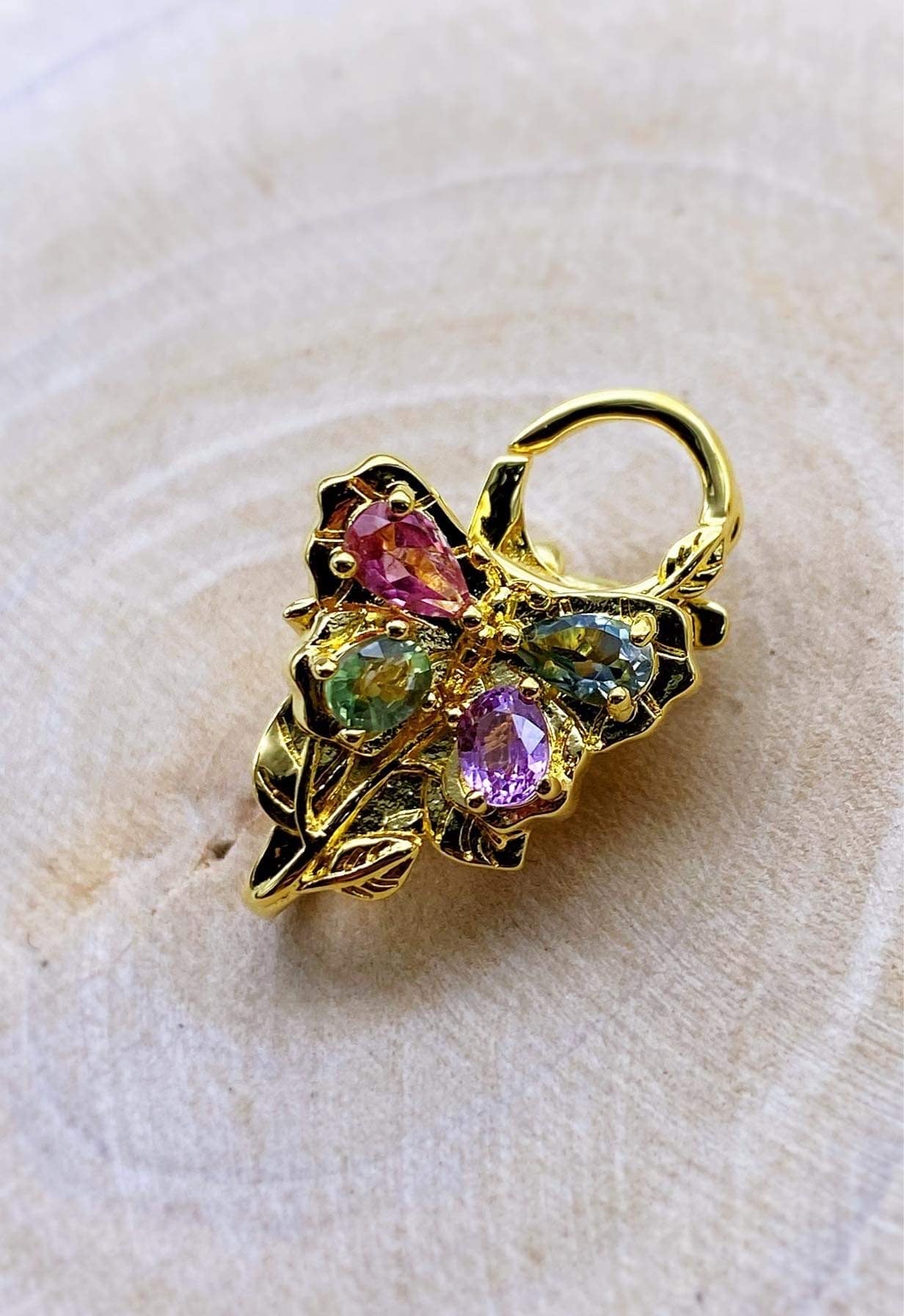 Spring Butterfly Lock-Sparkle