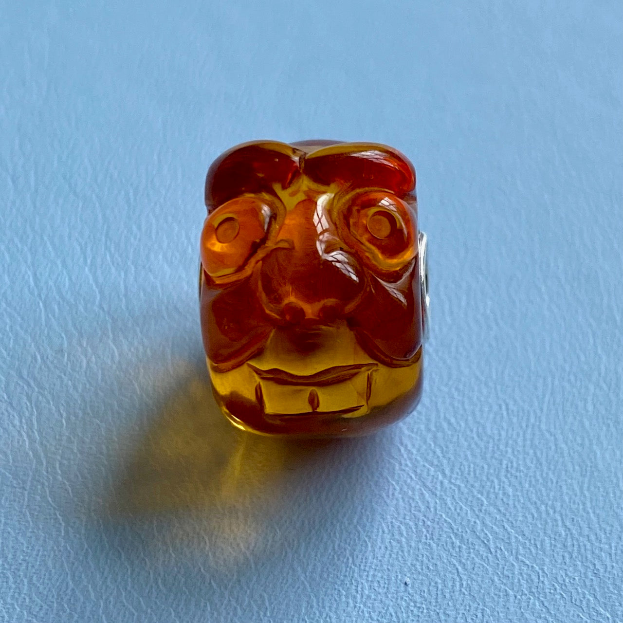 Carved Amber Tupilak