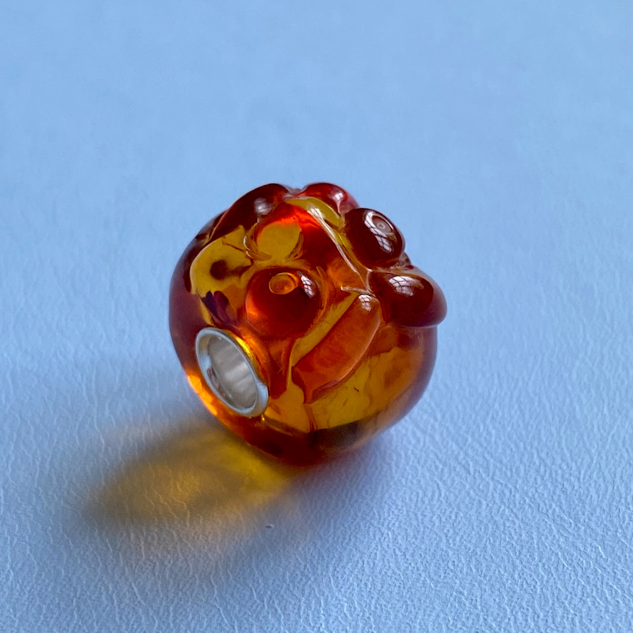 Carved Amber Tupilak