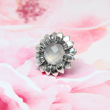 Load image into Gallery viewer, Sunflower Rose Quartz Stopper Charm
