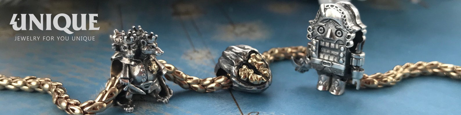 Magic nut Crackatook bicolor bead