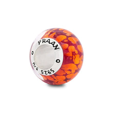 Load image into Gallery viewer, Mecca Flame Orange Murano Charm
