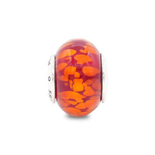 Load image into Gallery viewer, Mecca Flame Orange Murano Charm
