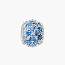 Load image into Gallery viewer, Ombre Blue Nano Pave Bead
