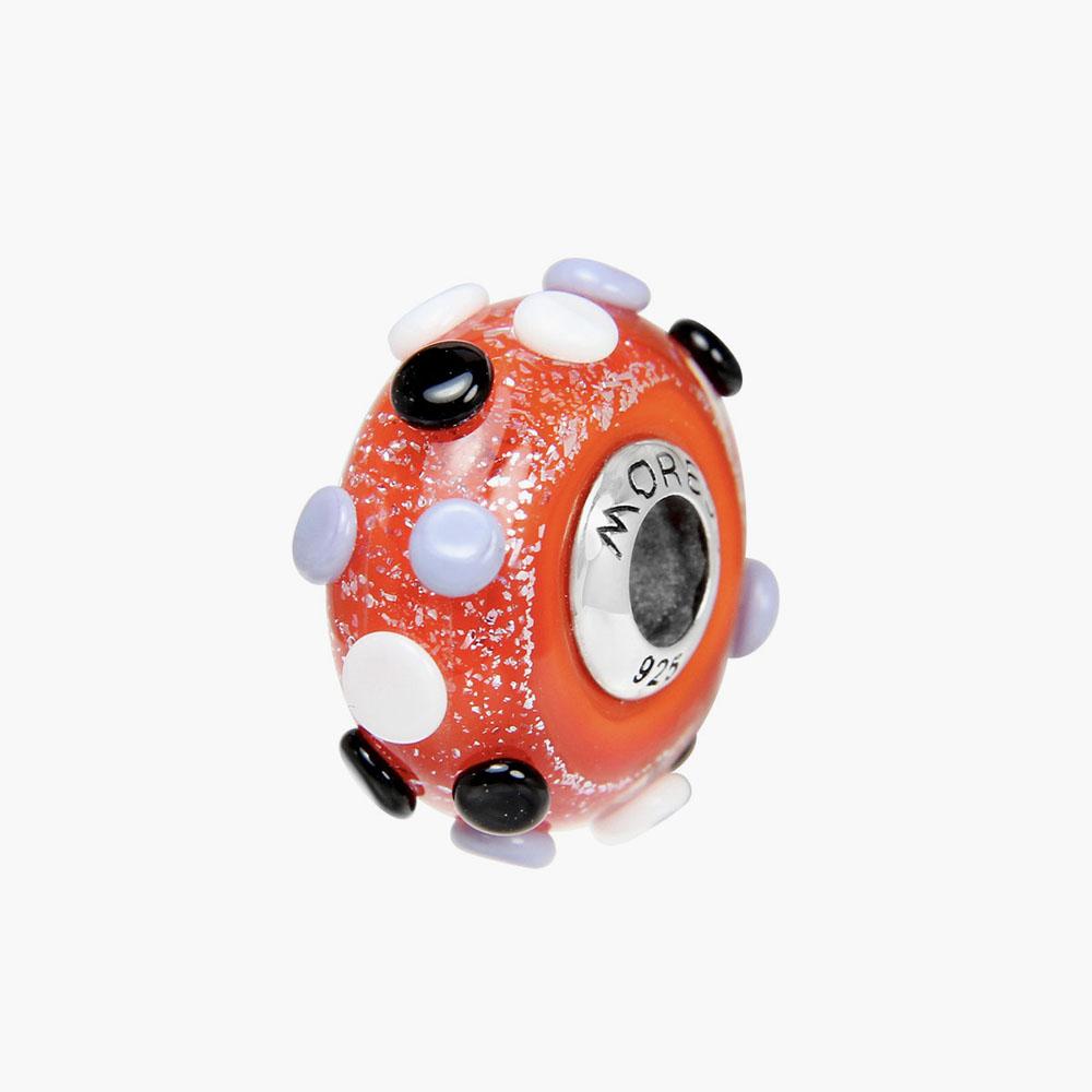 Polka Dot Murano Bead