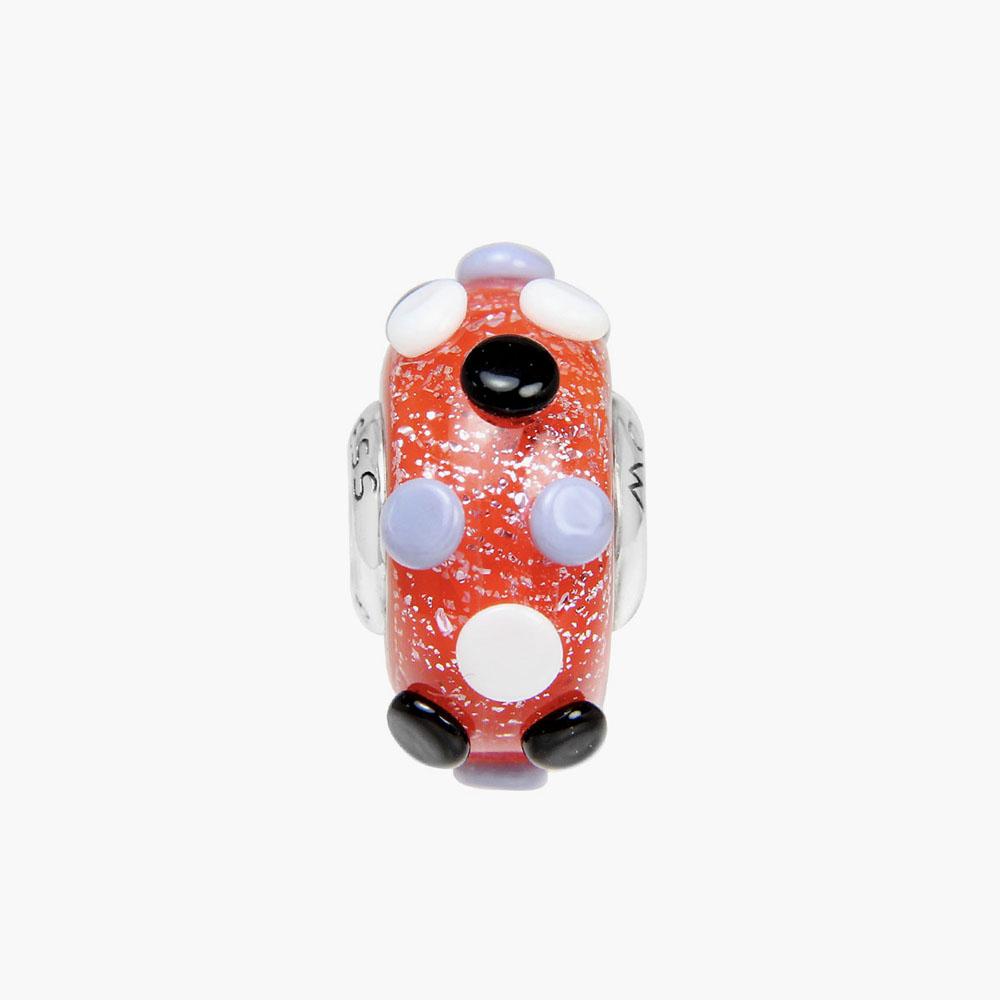 Polka Dot Murano Bead