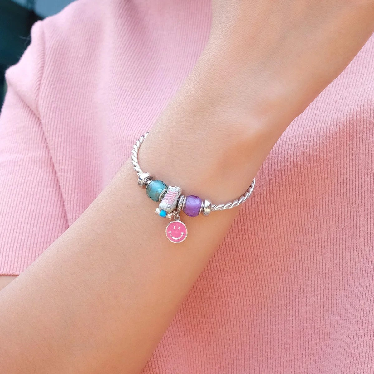 Smiley 90s Babe - Pink