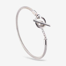 Load image into Gallery viewer, PRAAN Closed Cable T-Bar Bracelet
