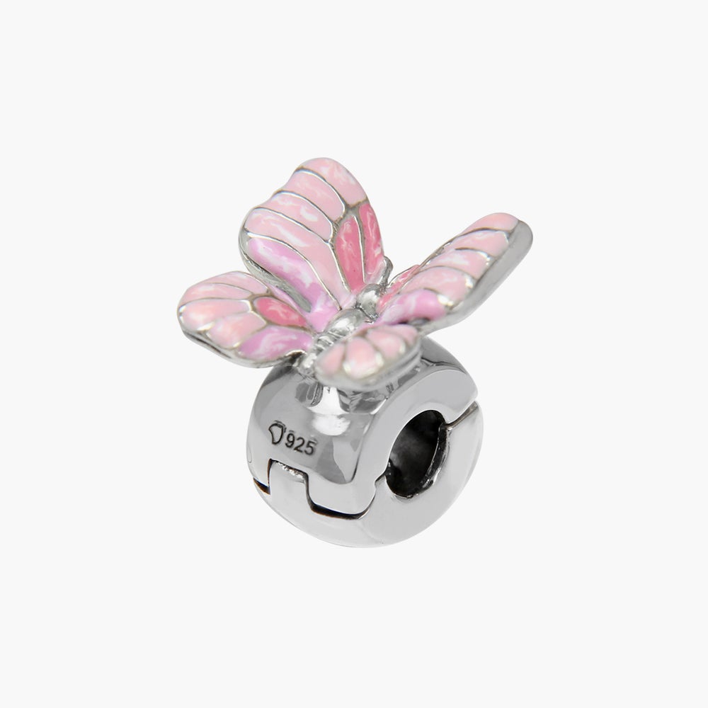 Pink Butterfly Clip Lock