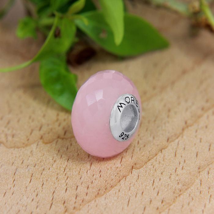 Pink Jade Stone Bead
