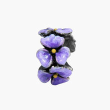 Load image into Gallery viewer, Purple Orchid Flower Spacer
