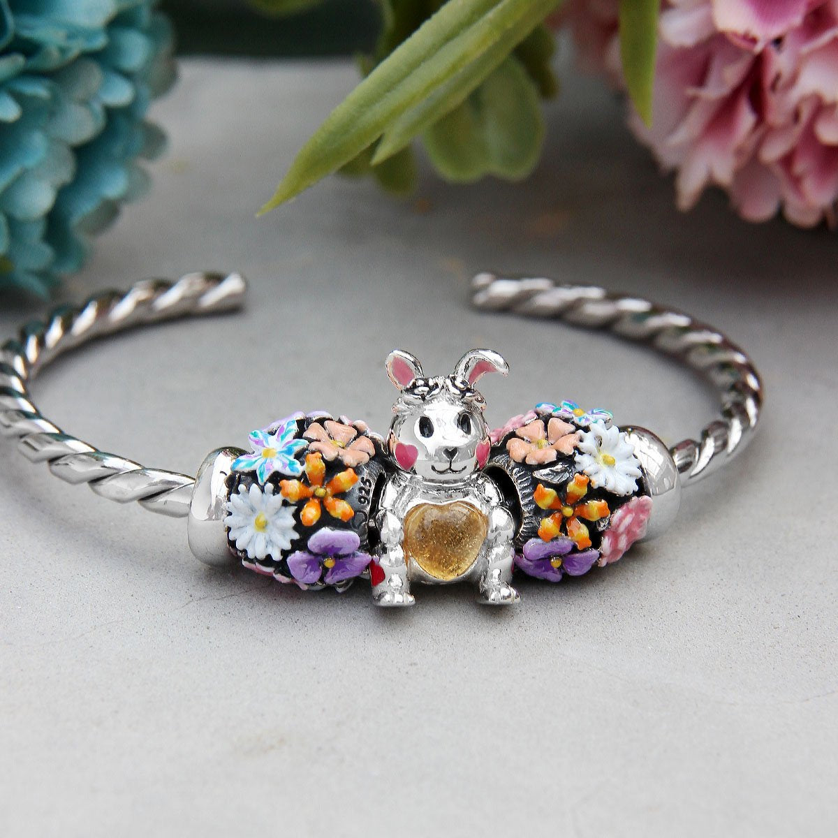 Rosie Bunny Yellow Citrine