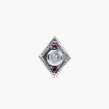 Load image into Gallery viewer, Rose Quartz/ Rhodolite Diamond Bead
