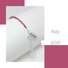 Load image into Gallery viewer, Ruby Stone Bracelet
