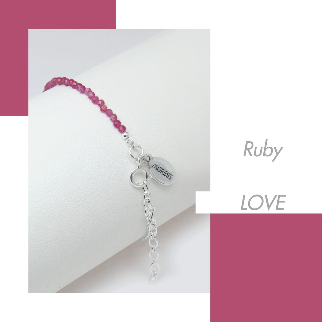Ruby Stone Bracelet