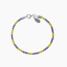 Load image into Gallery viewer, Pop Bracelet Purple Berry/Green Envy
