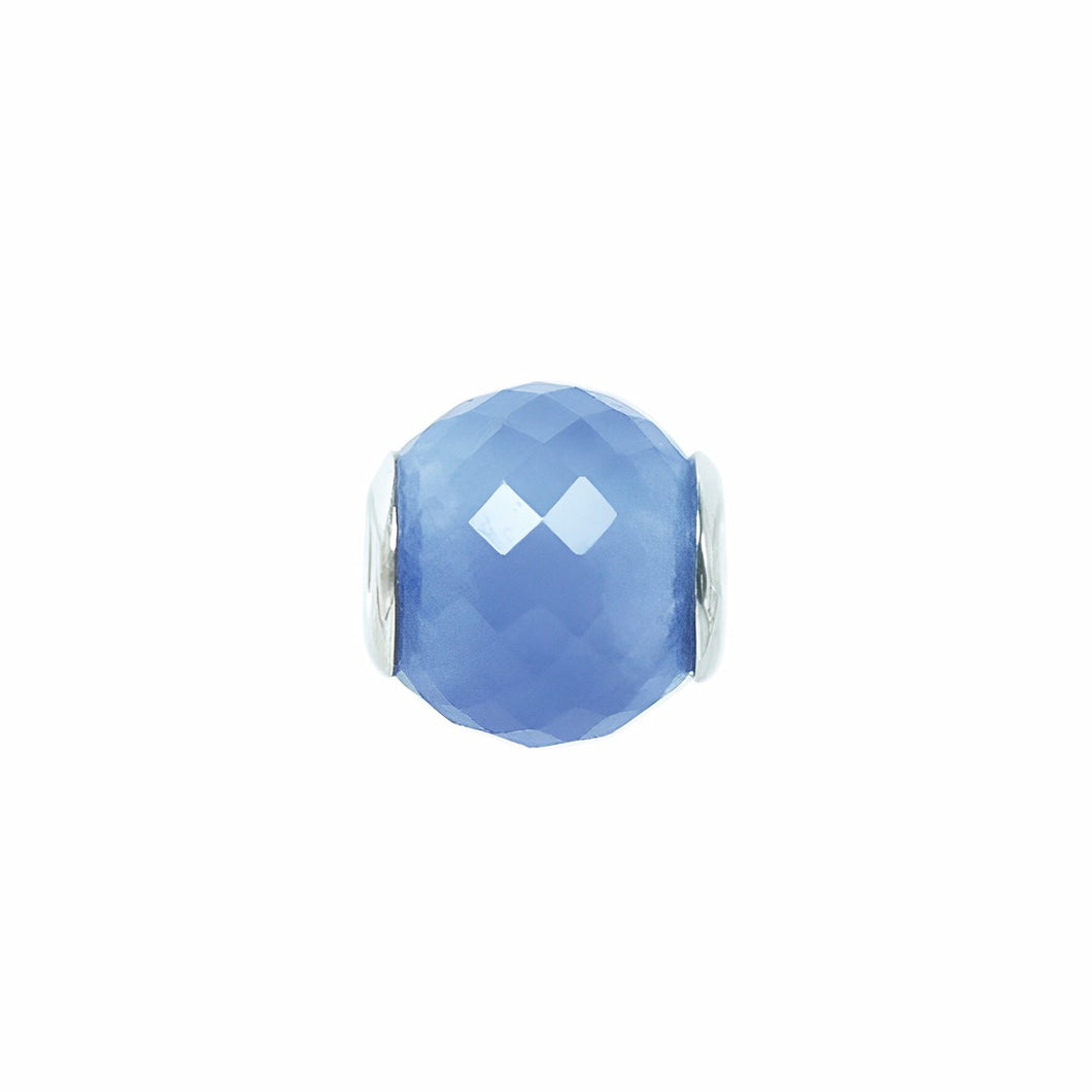 Blue Chalcedony Stone Bead (Mini)