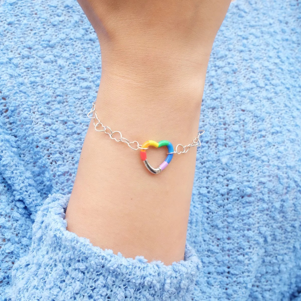 Play Heart Enamel Rainbow