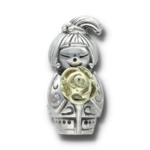 Load image into Gallery viewer, Kokeshi Flower Rose Two-Tone
