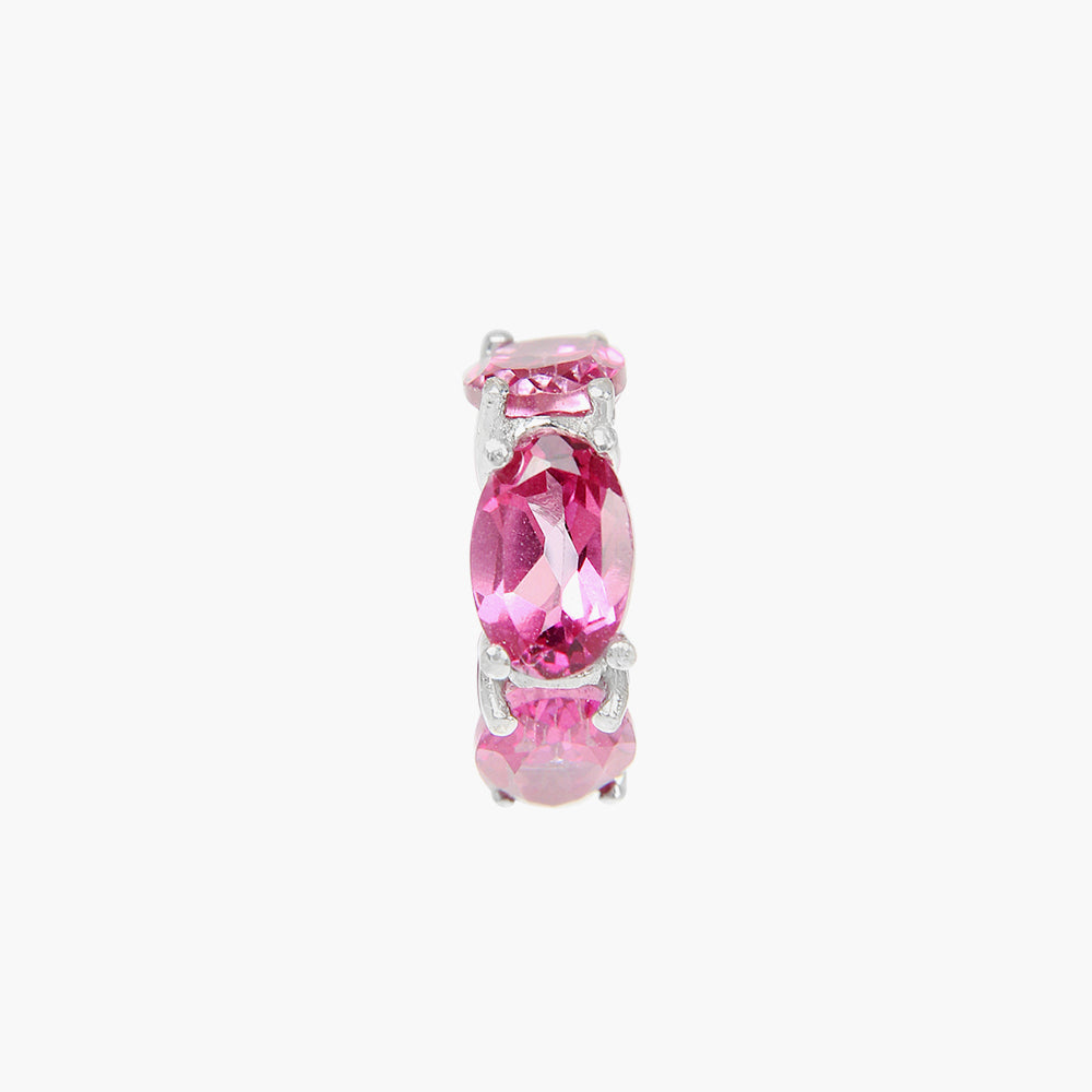 Pink Topaz Spacer Bead