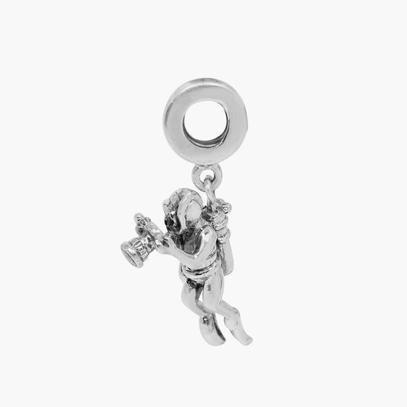 Scuba Diver Dangle Bead