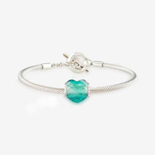 Load image into Gallery viewer, Sweet Pea Heart Charm
