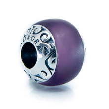 Load image into Gallery viewer, Taha’a Island Purple Sea Glass Bead
