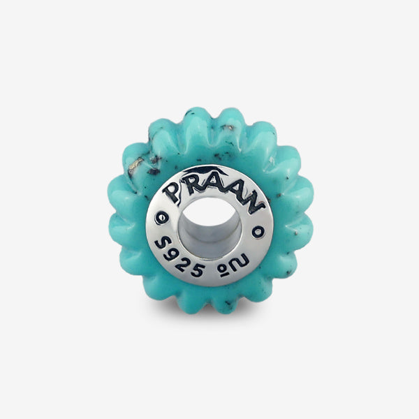 Turquoise Craved Charm A