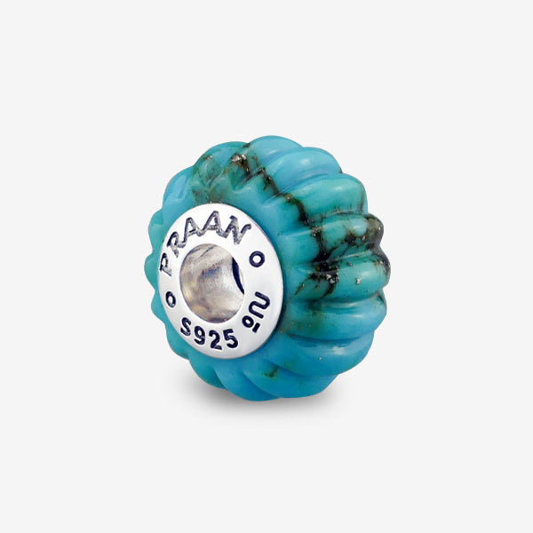 Turquoise Craved Charm E