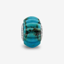 Load image into Gallery viewer, Turquoise Craved Charm E
