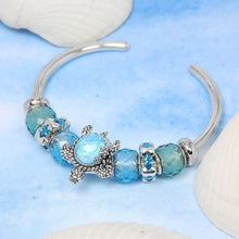 Load image into Gallery viewer, Turtle Bead Opalite Blue

