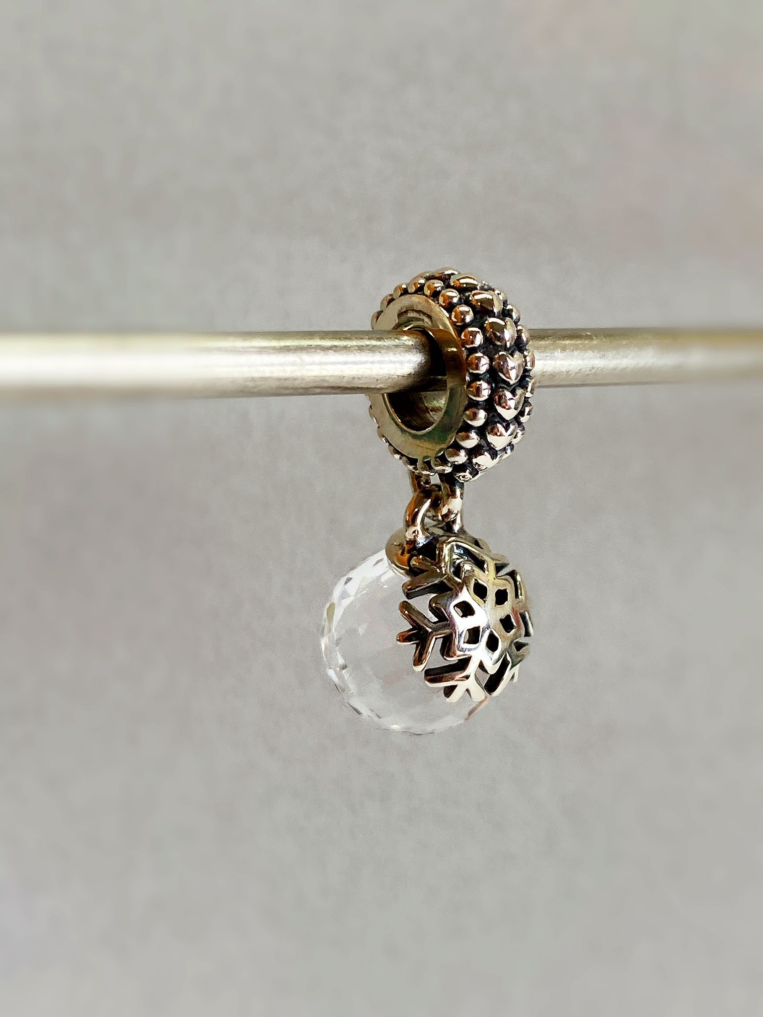 Twirling Snowflake Dangle