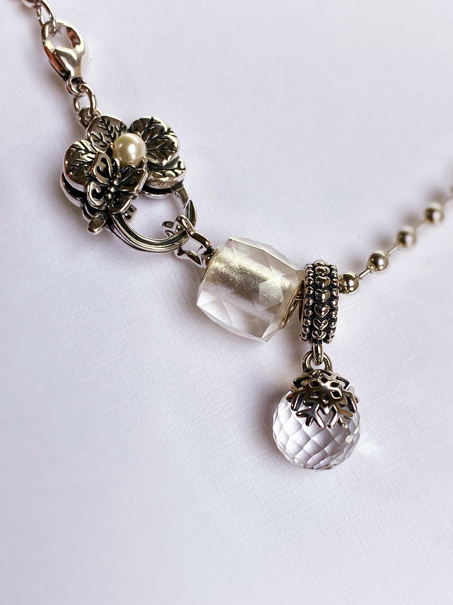 Twirling Snowflake Dangle