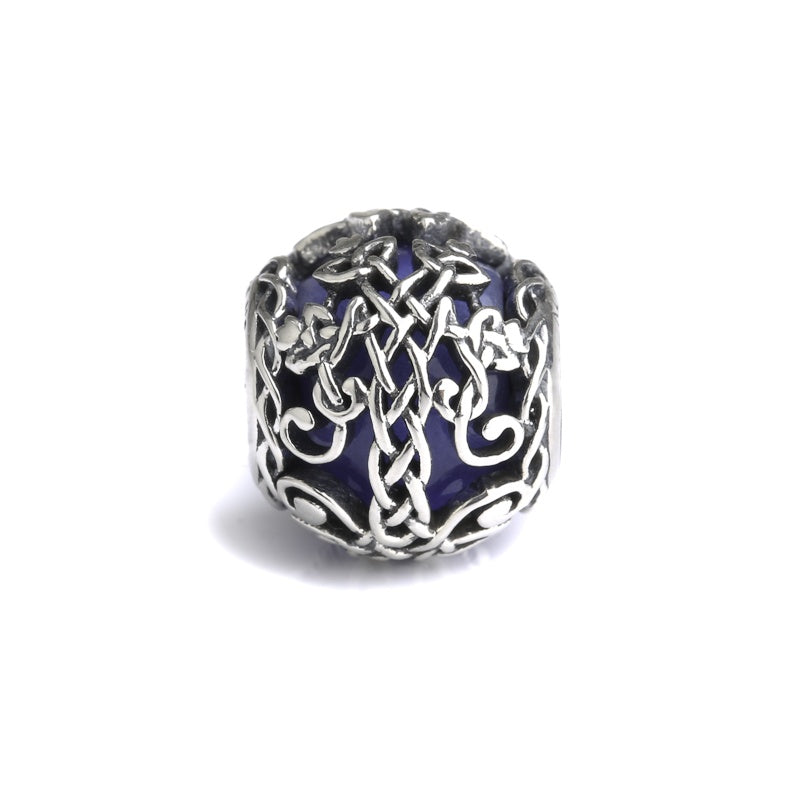 Irish Celtic Tree of Life – Blue Bead