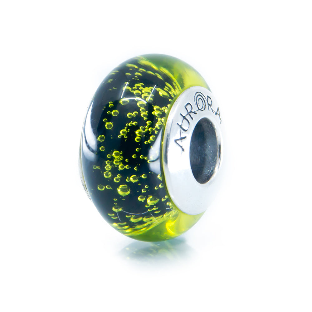 Dew of the Deep Woods Murano Glass Bead