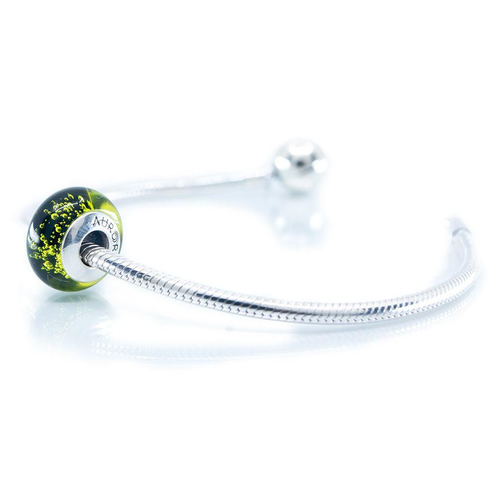 Dew of the Deep Woods Murano Glass Bead