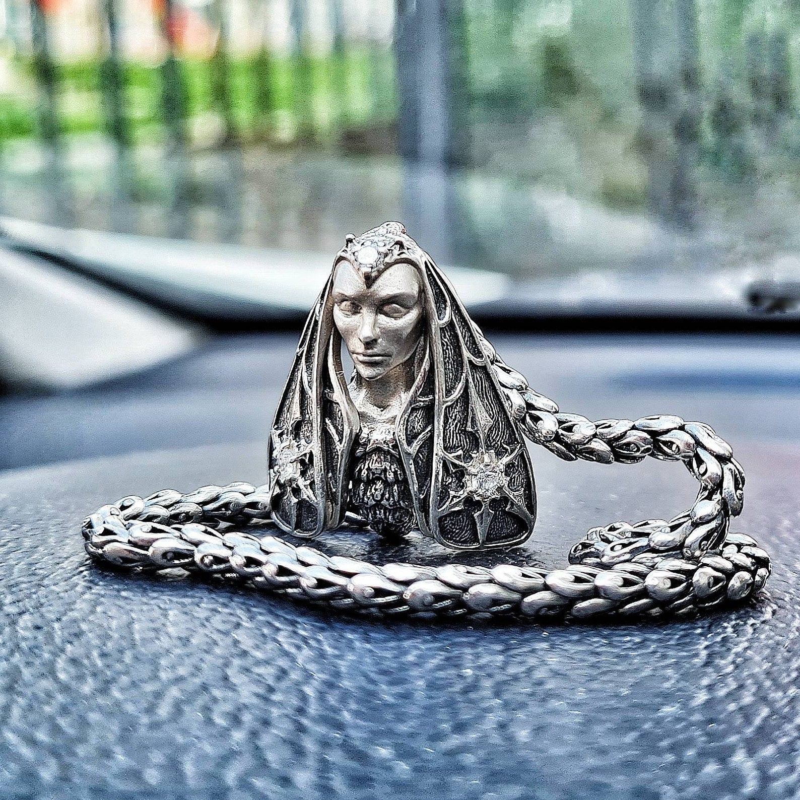 Silver lock "Chrysary"