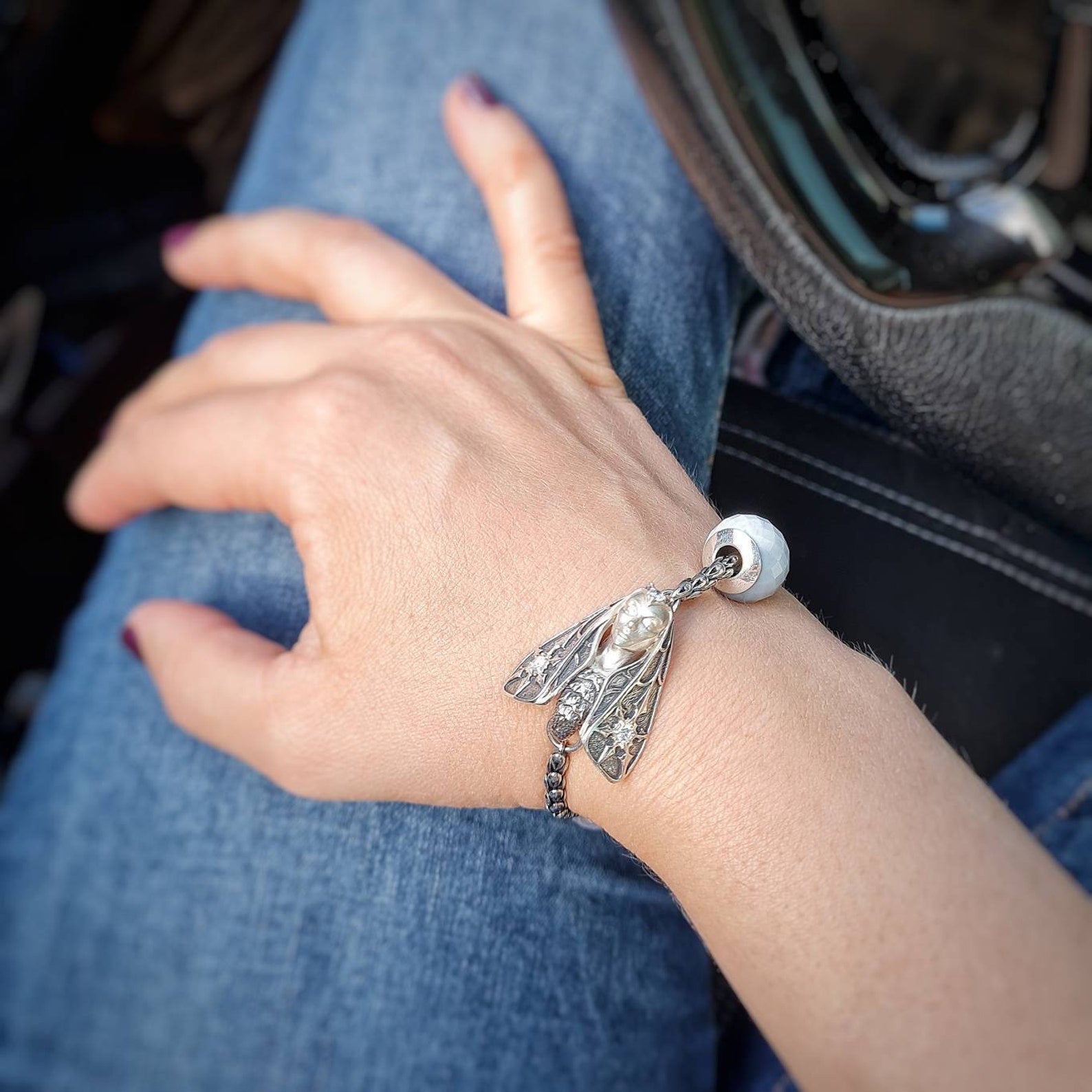 Silver lock "Chrysary"