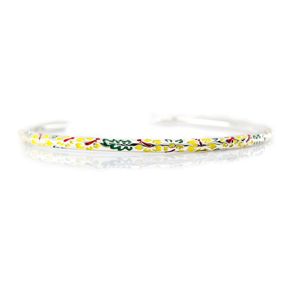 Enamel Hawaiian Bangle Bracelet - Limited Edition