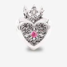Load image into Gallery viewer, Pink Queen Heart Charm
